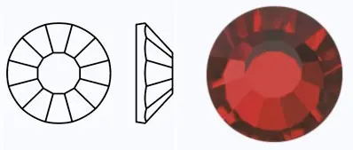 90090/438-11-612/SIAM M.C.Rose VIVA12 стразы термо. Каталог товарів. Стрази. Preciosa