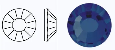 30340/497-11-612/MONTANA M.C.Rose VIVA12 фольгированные стразы. Каталог товарів. Стрази. Preciosa