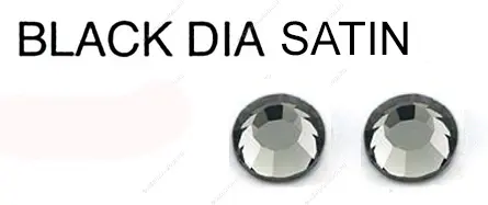 326SA BLACK DIA SATIN стрази DMC+ термоклейові. Каталог товарів. Стрази. DMC+