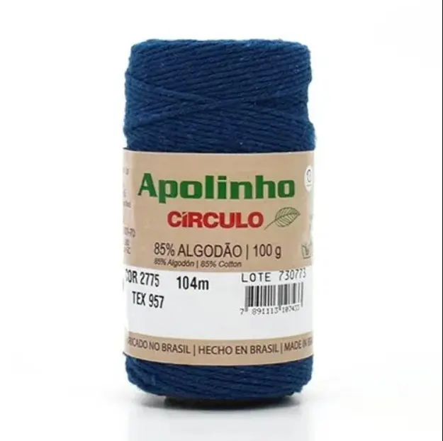 2775 APOLINHO 6(85%% бавовна , 15%%інші волокна 100гр. 104м.). Каталог товарів. Вязання. Пряжа Circulo