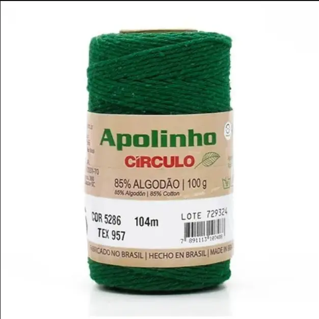 5286 APOLINHO 6 (85%% бавовна , 15%%інші волокна 100гр. 104м.). Каталог товарів. Вязання. Пряжа Circulo