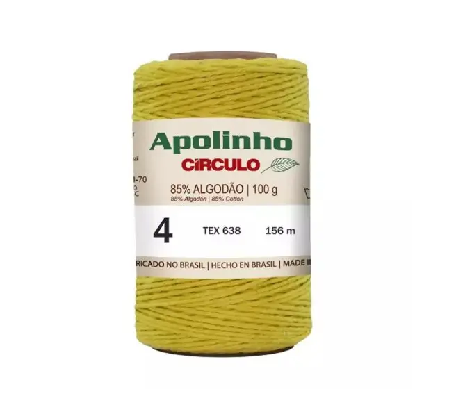 1660 APOLINHO 4(85%% бавовна , 15%%інші волокна 100гр. 156м.). Каталог товарів. Вязання. Пряжа Circulo