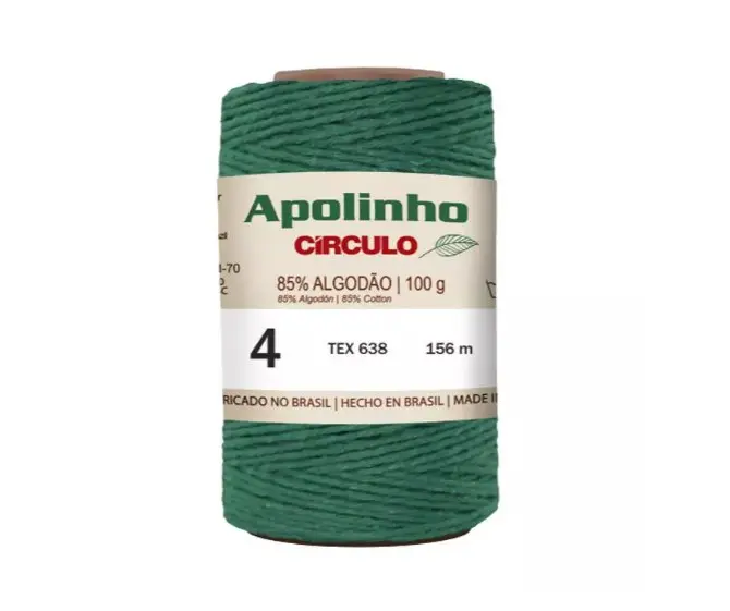 5286 APOLINHO 4(85%% бавовна , 15%%інші волокна 100гр. 156м.). Каталог товарів. Вязання. Пряжа Circulo