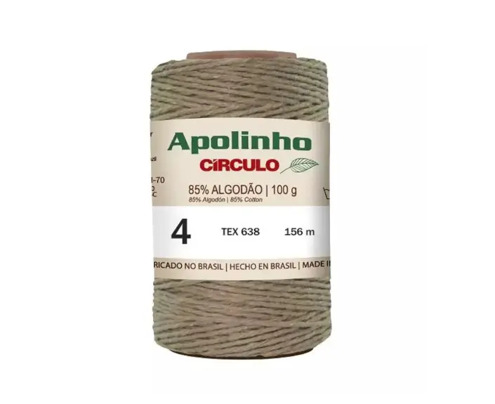7725 APOLINHO 4(85%% бавовна , 15%%інші волокна 100гр. 156м.). Каталог товарів. Вязання. Пряжа Circulo