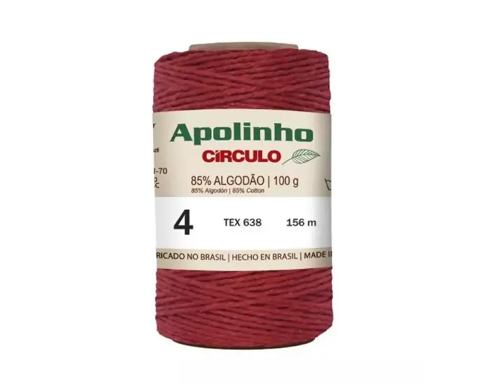 3581 APOLINHO 4(85%% бавовна , 15%%інші волокна 100гр. 156м.). Каталог товарів. Вязання. Пряжа Circulo