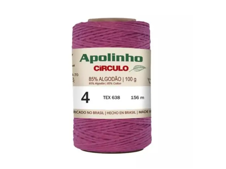 6122 APOLINHO 4(85%% бавовна , 15%%інші волокна 100гр. 156м.). Каталог товарів. Вязання. Пряжа Circulo