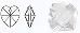 497 68 301 MC Pendant Heart CRYSTAL камни пришивные. Каталог товарів. Стрази. Preciosa