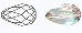 497 55 001 MC Bead Pear CRYSTAL камни пришивные. Каталог товарів. Стрази. Preciosa