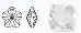 497 52 302 MC Flower 1H CRYSTAL камни пришивные. Каталог товарів. Стрази. Preciosa