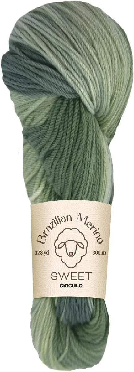 9019 BRAZILIAN MERINO SWEET  (100%% меринос .100г .300 м ). Каталог товарів. Вязання. Пряжа Circulo